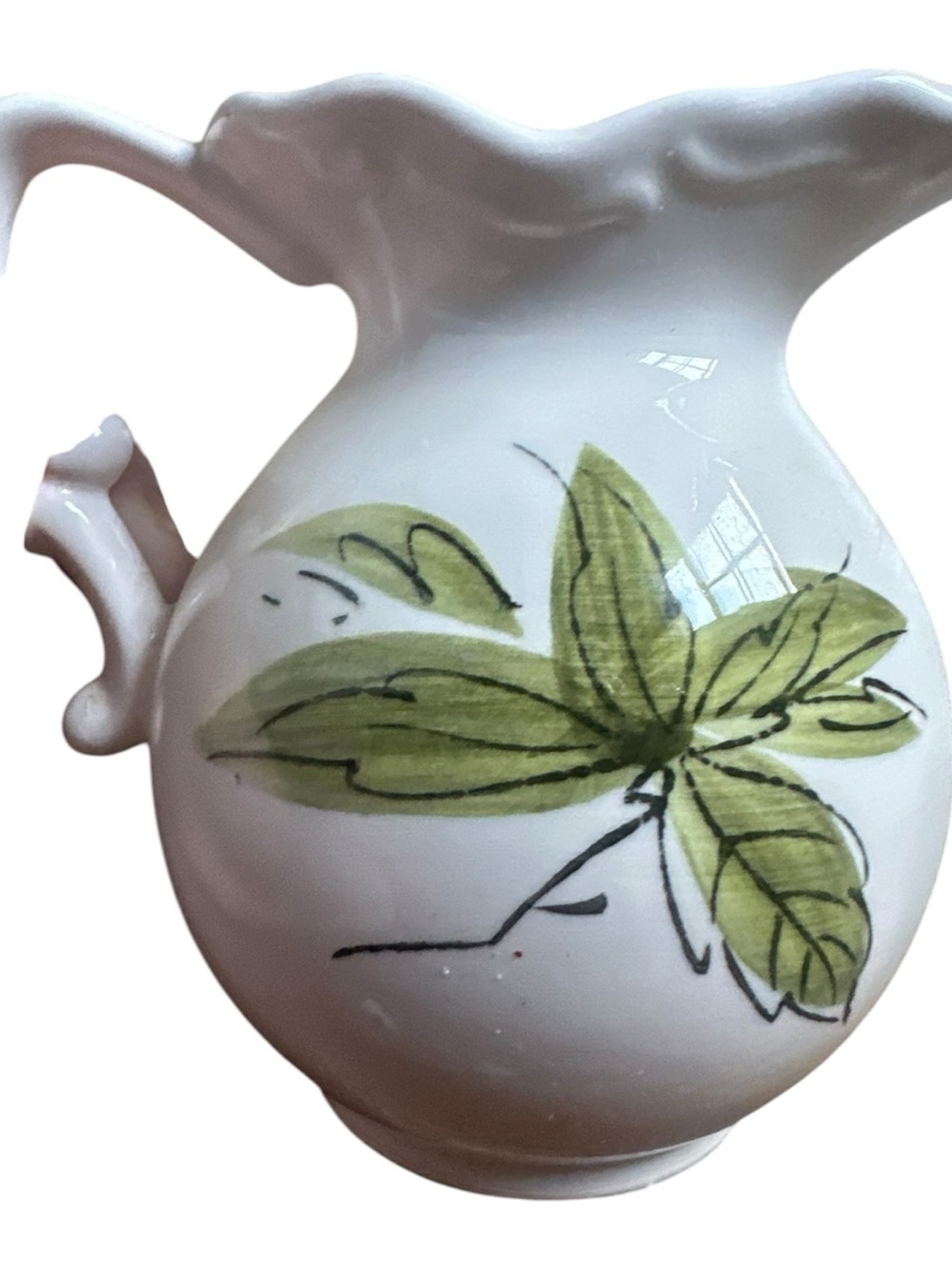 Vintage Hand Painted Japan Ceramic Strawberry Creamer / Small Vase - Picture 3 of 7